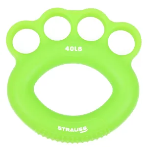 Strauss Adjustable Finger and Hand Exerciser | Finger&Palm Gripper | Hand Strengthener for Carpal Tunnel Relief and Grip Strength for Men & Women, (Green)