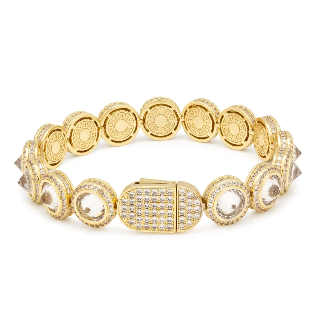 12mm Spike Studded Tennis Bracelet