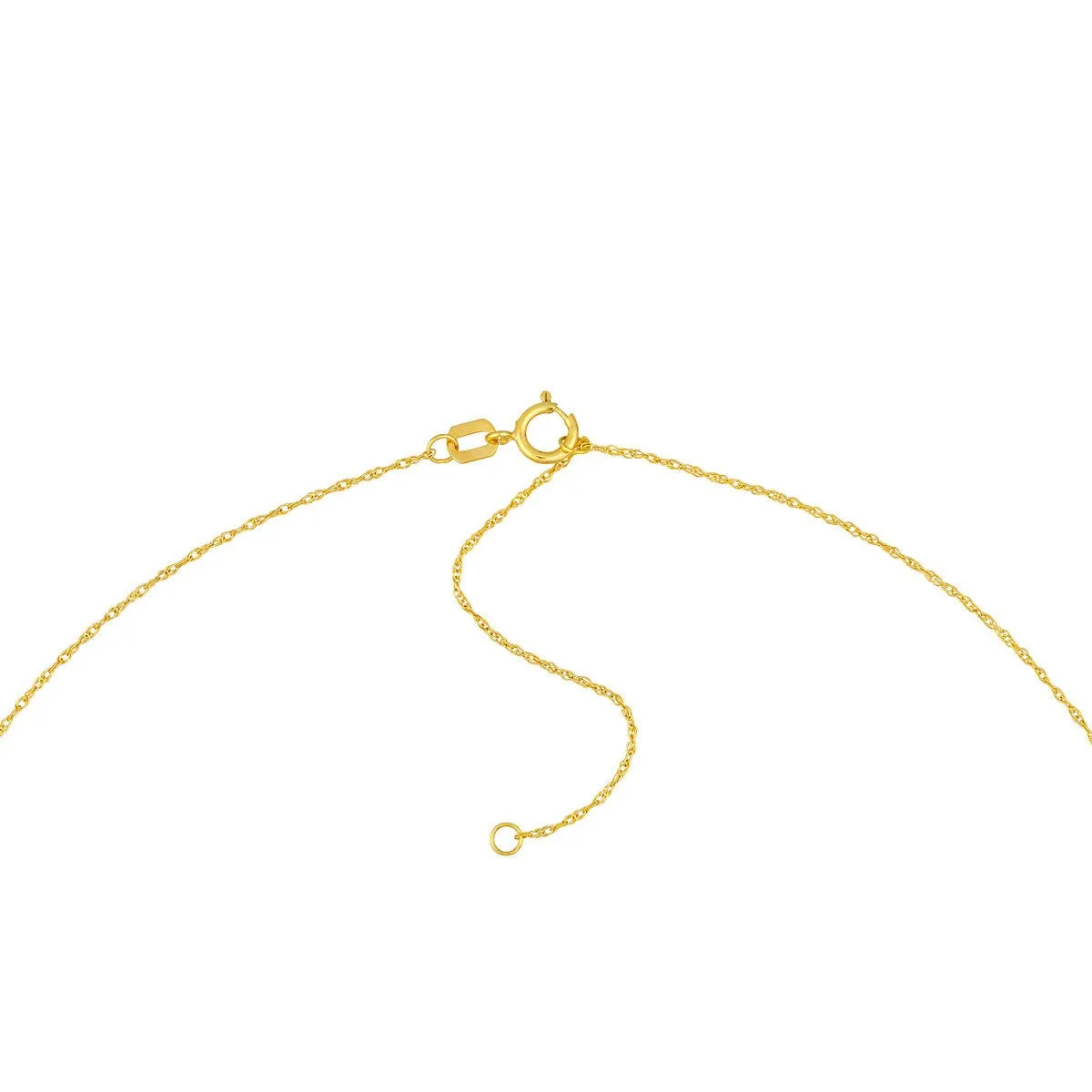 14K Yellow Gold So You Tennis Rackets Necklace