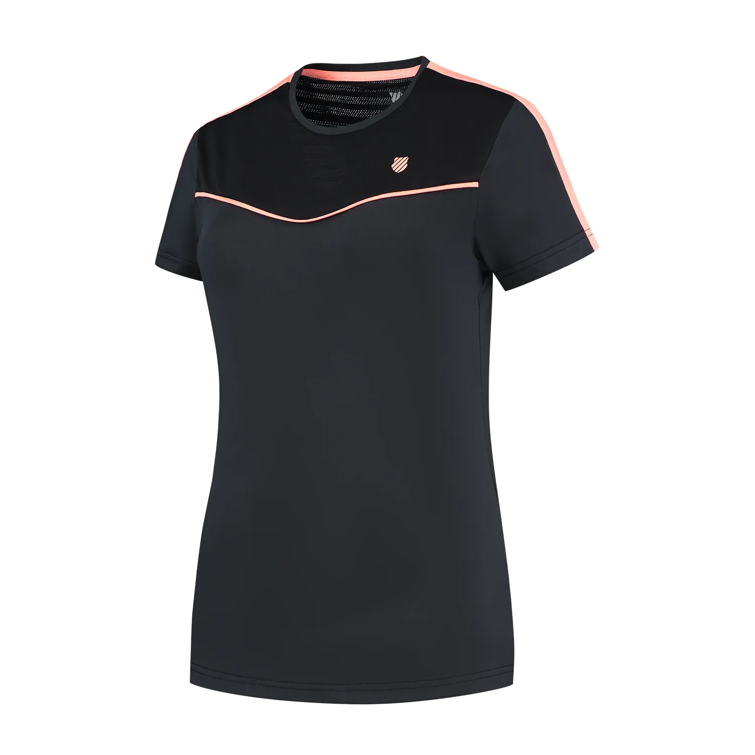 197484-008 | HYPERCOURT ROUND NECK TOP 2 | BLACK