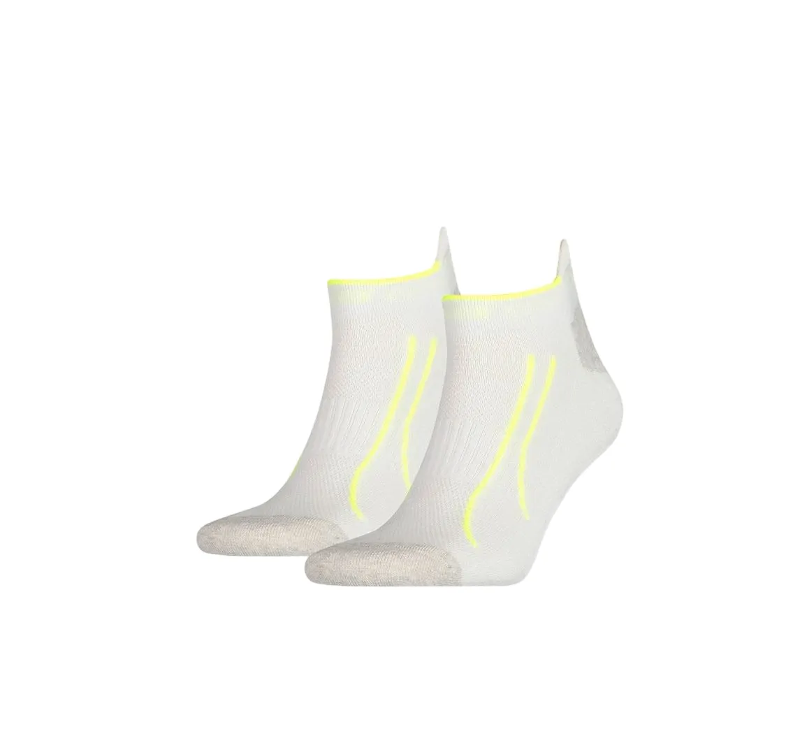 2 x Unisex Puma Performance Training Quarter Crew White Socks