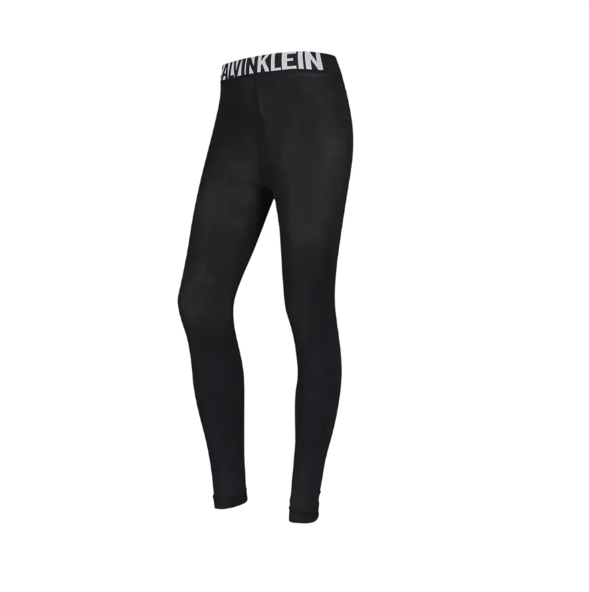 2 x Womens Calvin Klein Black Slim Fit Pull On Leggings