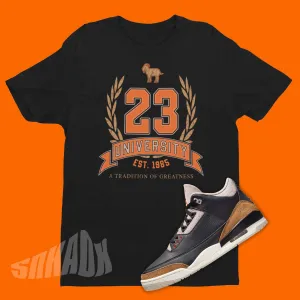 23 University Shirt To Match Air Jordan 3 Desert Elephant