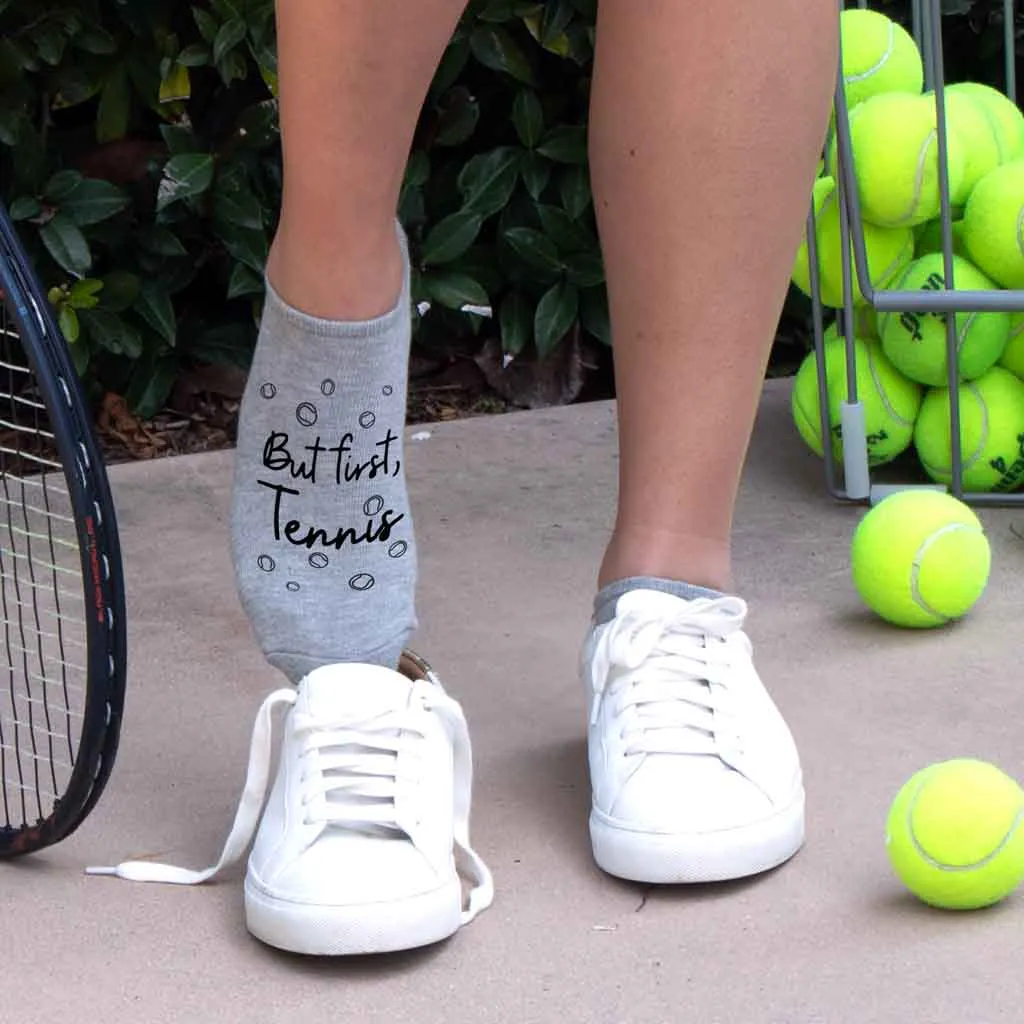 3 Pair Pack Tennis Gift Socks for Women: Fun Tennis Gift for Her