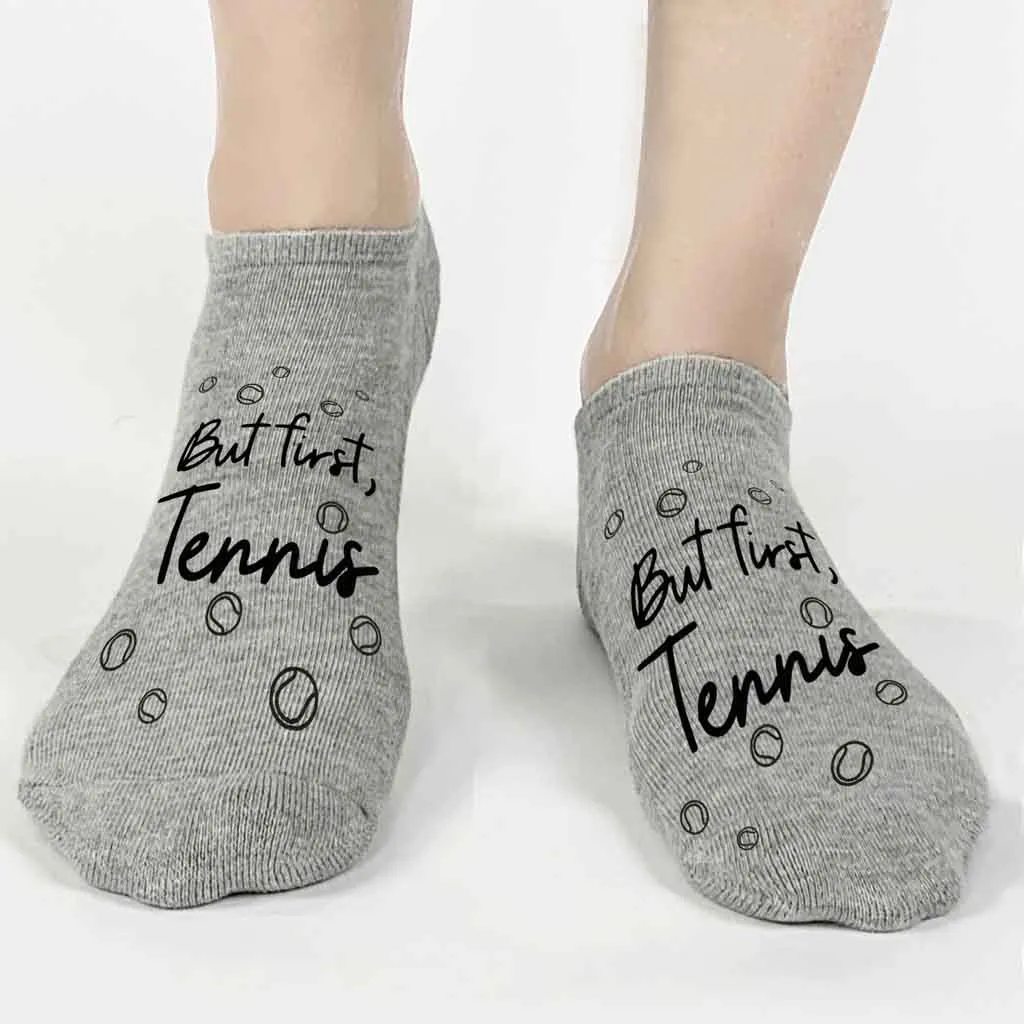 3 Pair Pack Tennis Gift Socks for Women: Fun Tennis Gift for Her