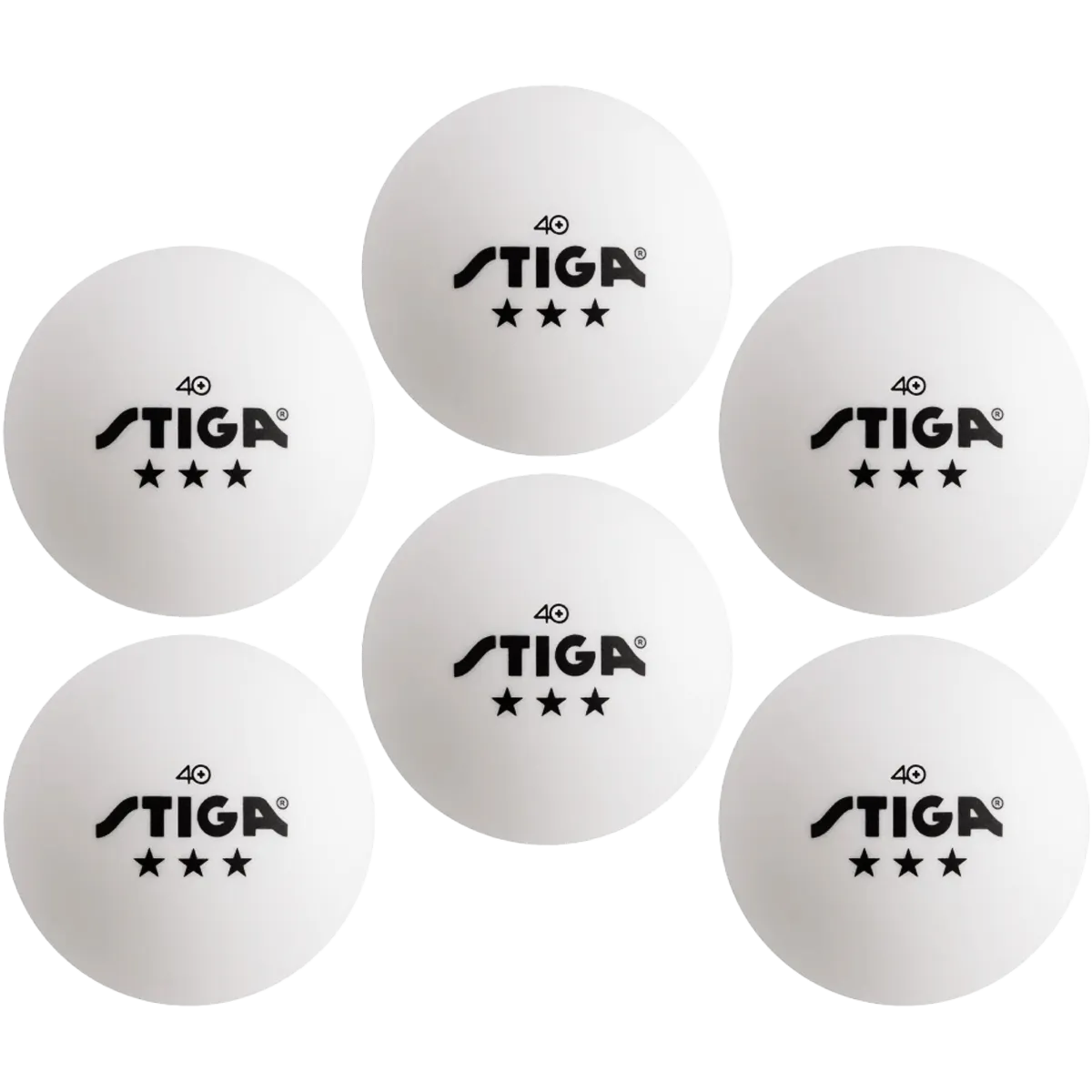 3-Star Table Tennis Balls (6 Pack)