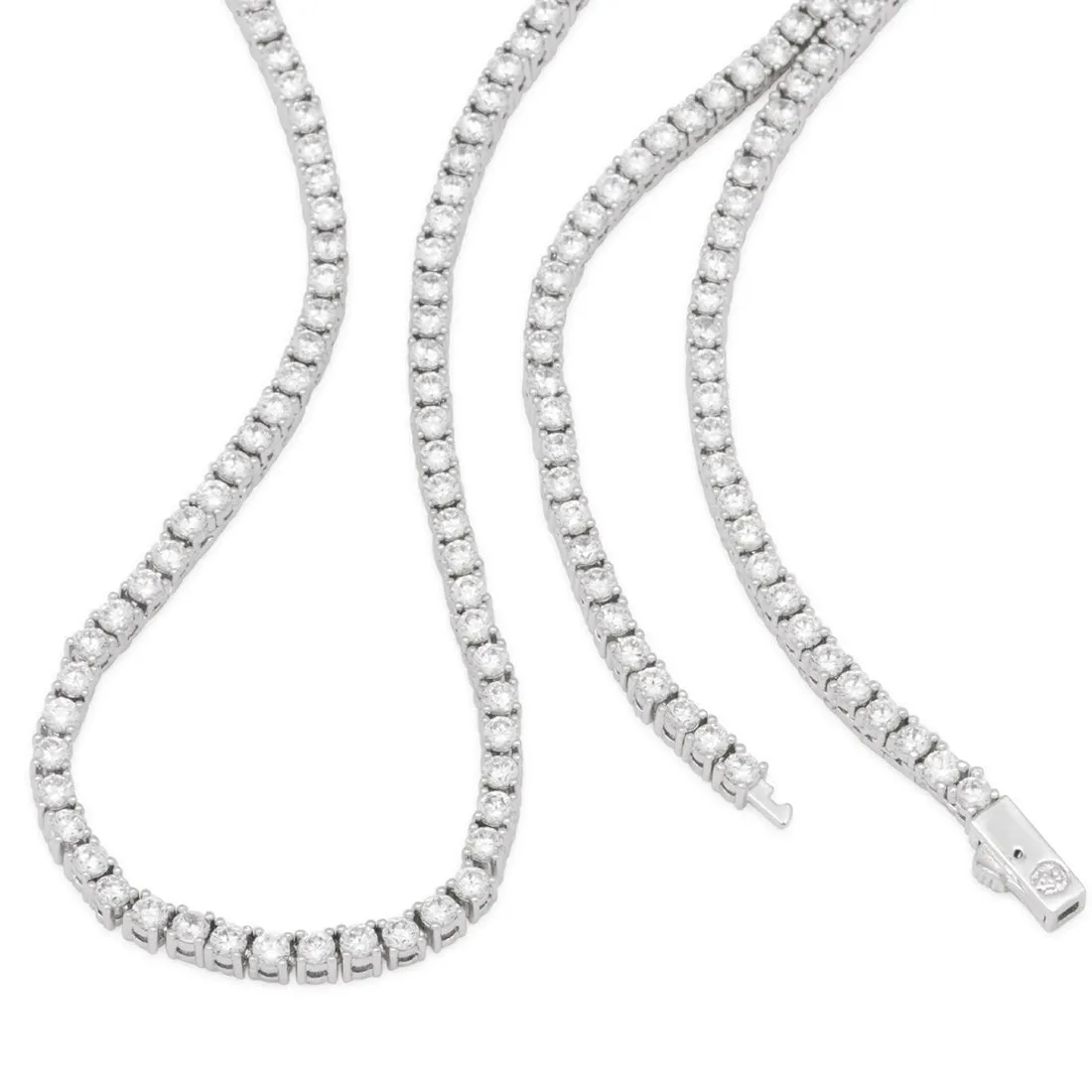 3mm Tennis Chain Choker Set