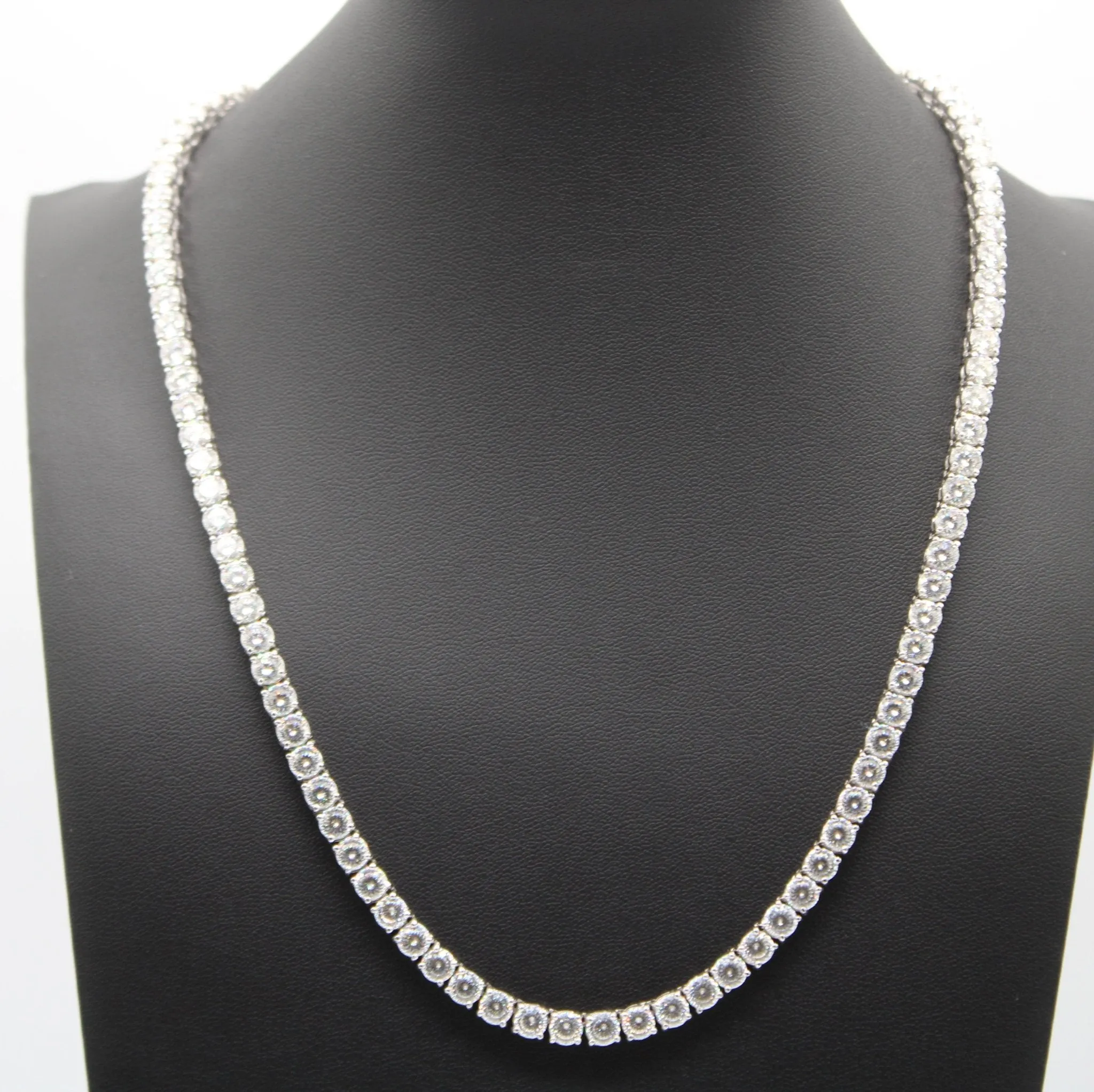 5mm Kings Cut Moissanite Tennis Chain