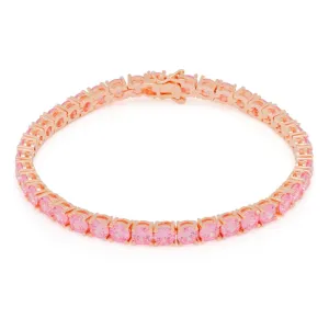 5mm Pink Tennis Bracelet