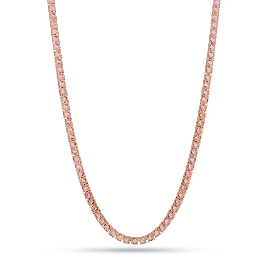 5mm Pink Tennis Chain