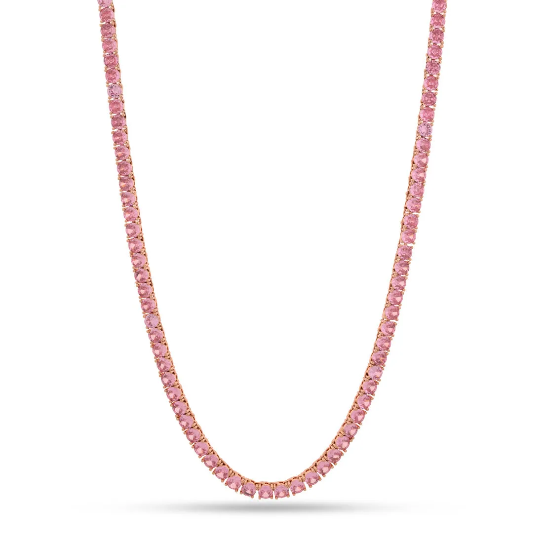 5mm Pink Tennis Chain