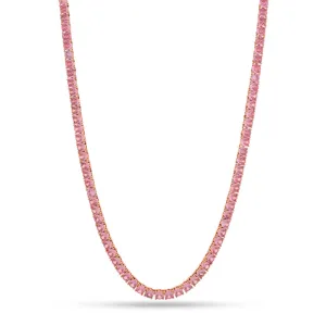 5mm Pink Tennis Chain