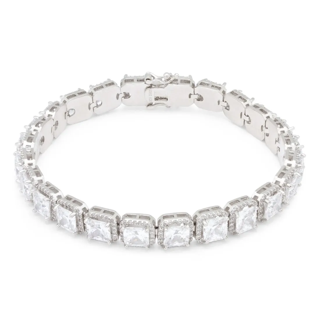 5mm Princess-Cut Tennis Bracelet