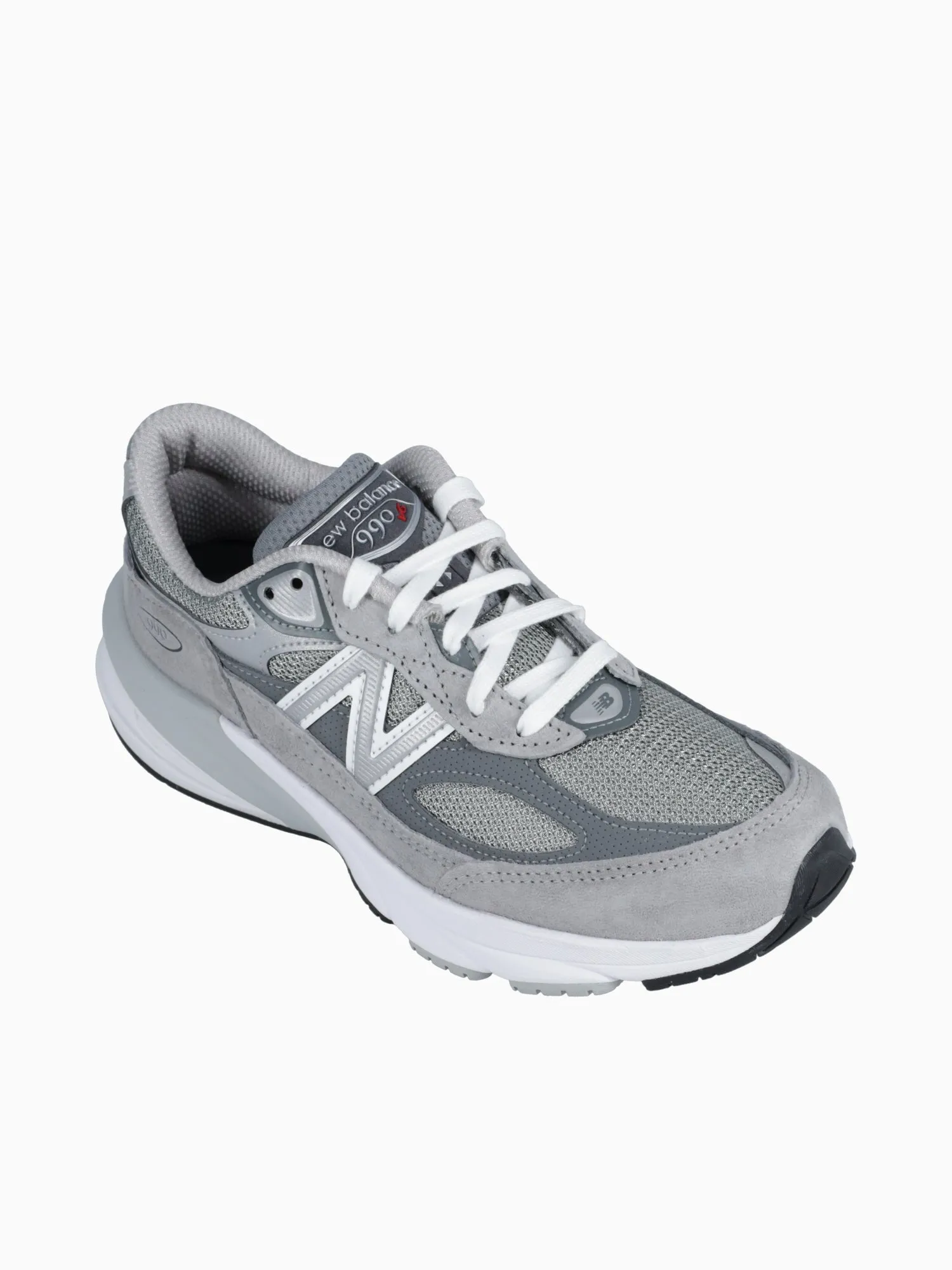 990v6 Grey Suede