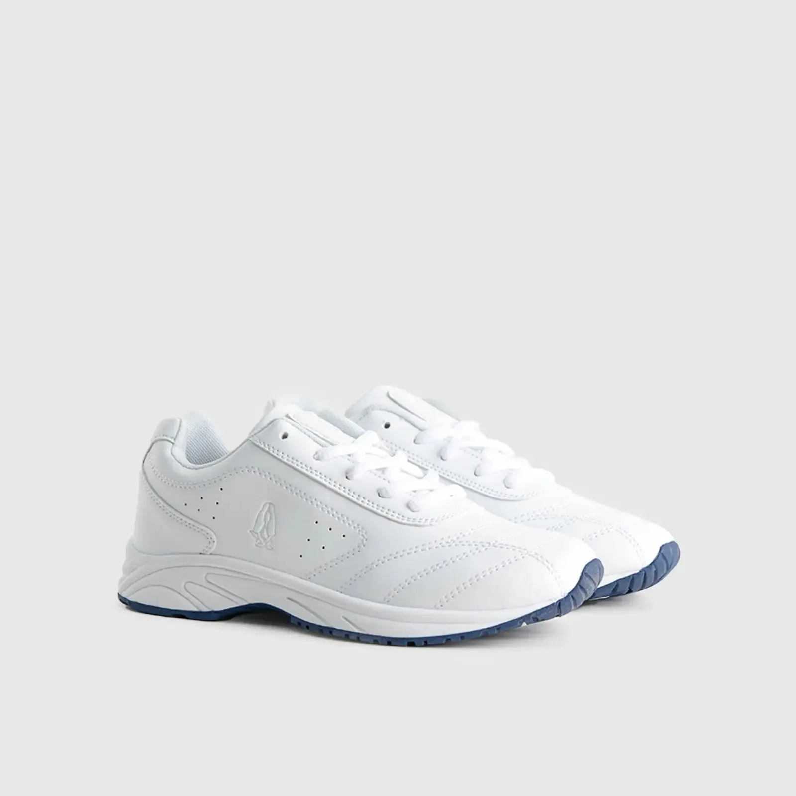 Ace Kids Lace Up Trainer White