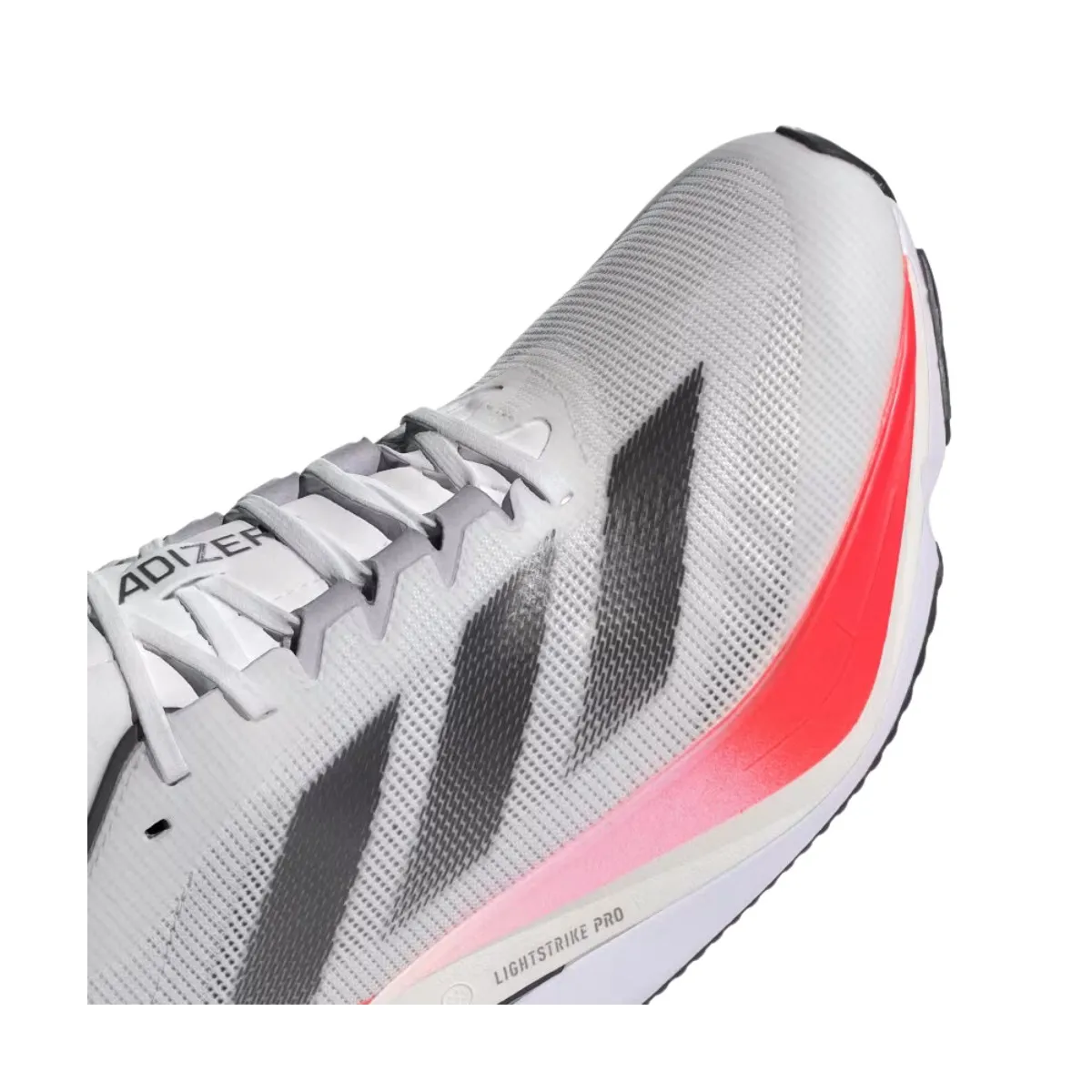 Adidas Adizero Boston 12 White Red Sneakers AW24