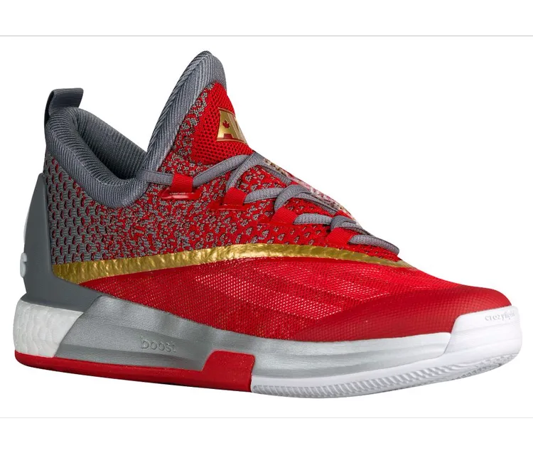 Adidas Crazylight Boost 2.5 Low 'Andrew Wiggins' Sneakers, Red