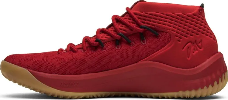 Adidas Dame 4 'Red Gum' sneakers, red