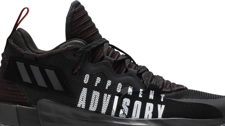 Adidas Dame 7 'EXTPLY - Opponent Advisory - Black Vivid Red' sneakers, black