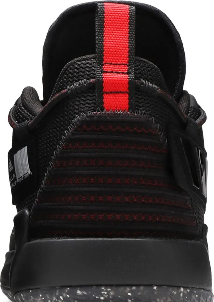 Adidas Dame 7 'EXTPLY - Opponent Advisory - Black Vivid Red' sneakers, black