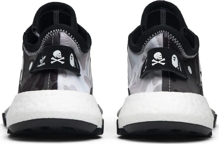 Adidas Neighborhood x A Bathing Ape x P sneakers. S3.1 'Camo', black