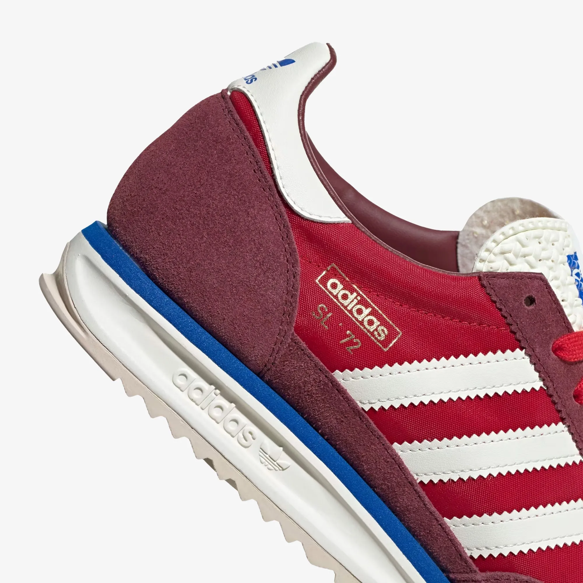 ADIDAS ORIGINALS | SL 72 RS { SHADOW RED/OFF WHITE/BLUE