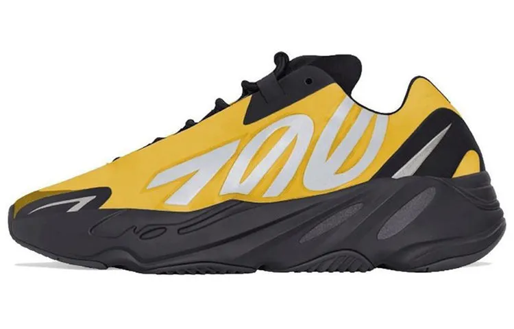 Adidas Originals Yeezy Boost 700 MNVN Unisex Sneakers, Yellow/White/Black