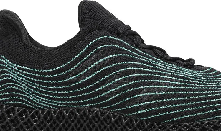 Adidas Parley x Ultra 4D Uncaged 'Black Blue Spirit' Sneakers, Black