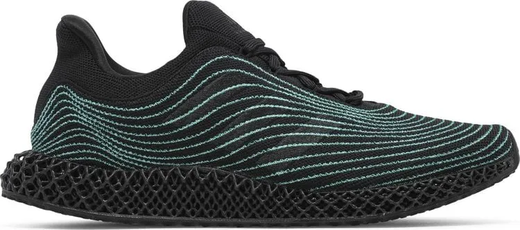 Adidas Parley x Ultra 4D Uncaged 'Black Blue Spirit' Sneakers, Black