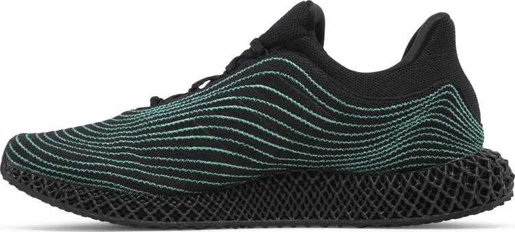 Adidas Parley x Ultra 4D Uncaged 'Black Blue Spirit' Sneakers, Black