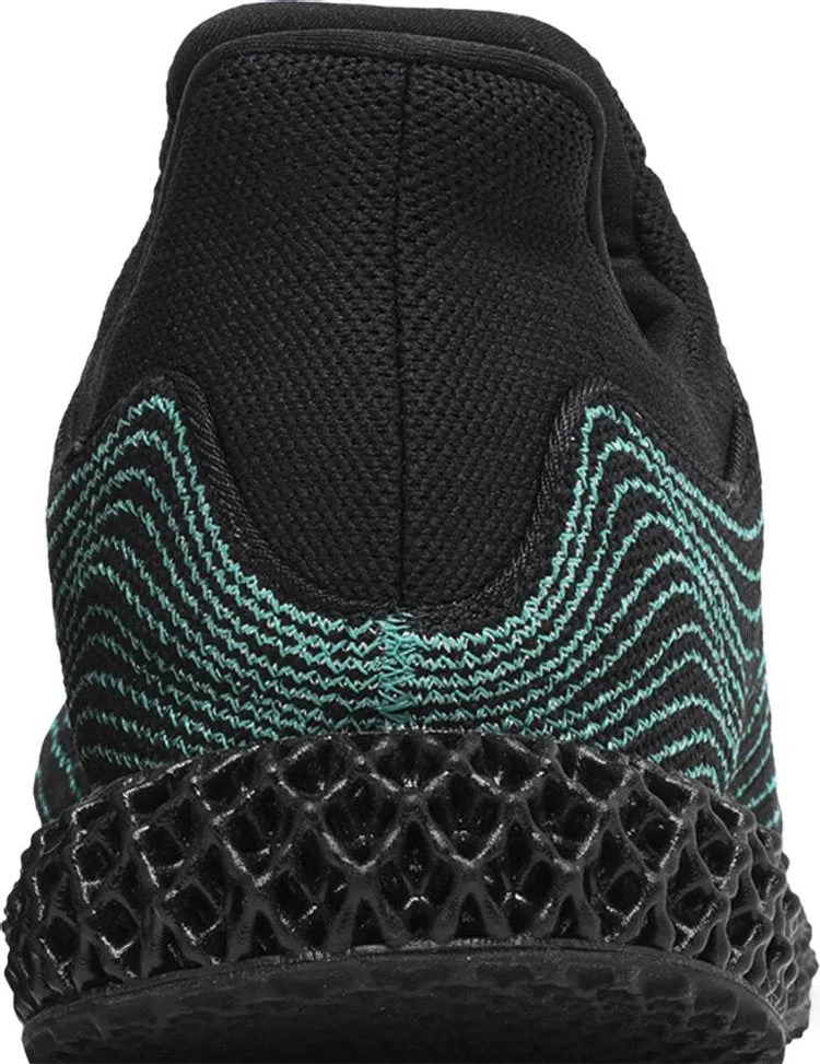 Adidas Parley x Ultra 4D Uncaged 'Black Blue Spirit' Sneakers, Black