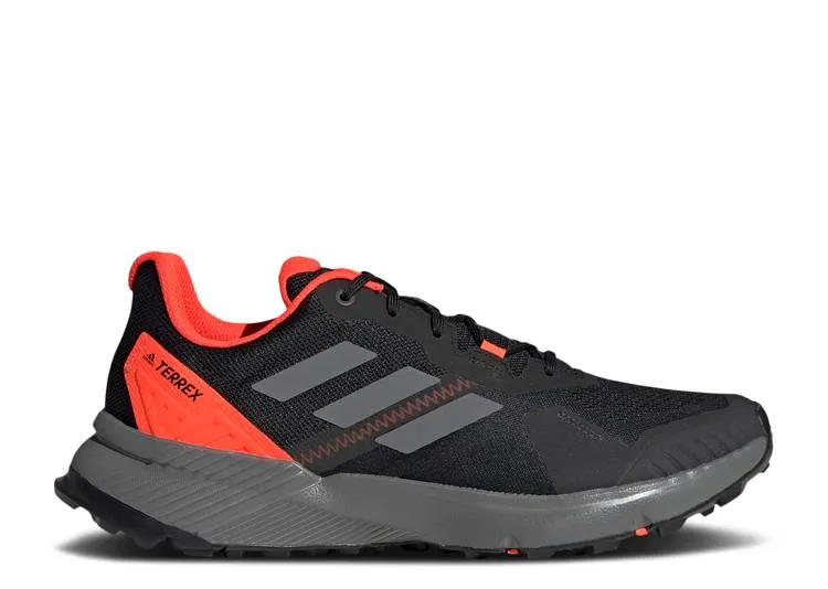 Adidas TERREX SOULSTRIDE 'BLACK SOLAR RED' sneakers, black