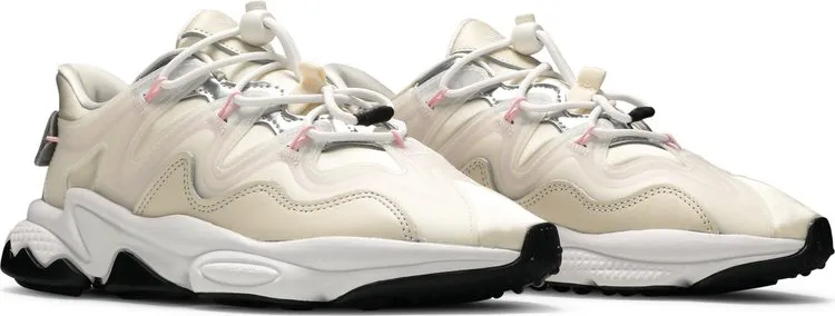 Adidas Wmns Ozweego Plus 'Chalk White Pink' sneakers, cream