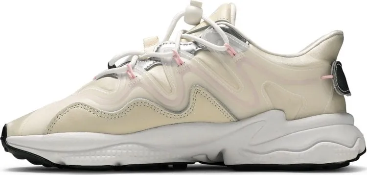 Adidas Wmns Ozweego Plus 'Chalk White Pink' sneakers, cream