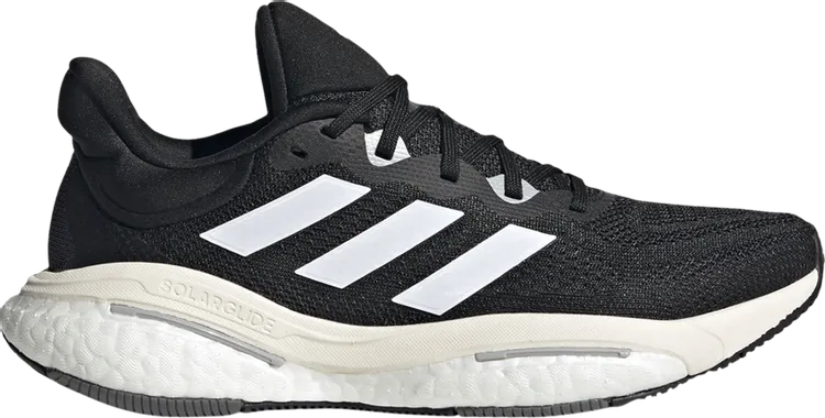 Adidas Wmns SolarGlide 6 'Black White' sneakers, black