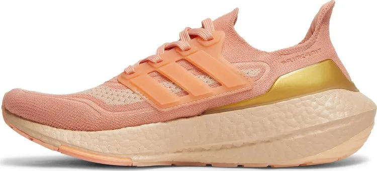 Adidas Wmns UltraBoost 21 'Ambient Blush' Sneakers, Orange