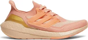 Adidas Wmns UltraBoost 21 'Ambient Blush' Sneakers, Orange