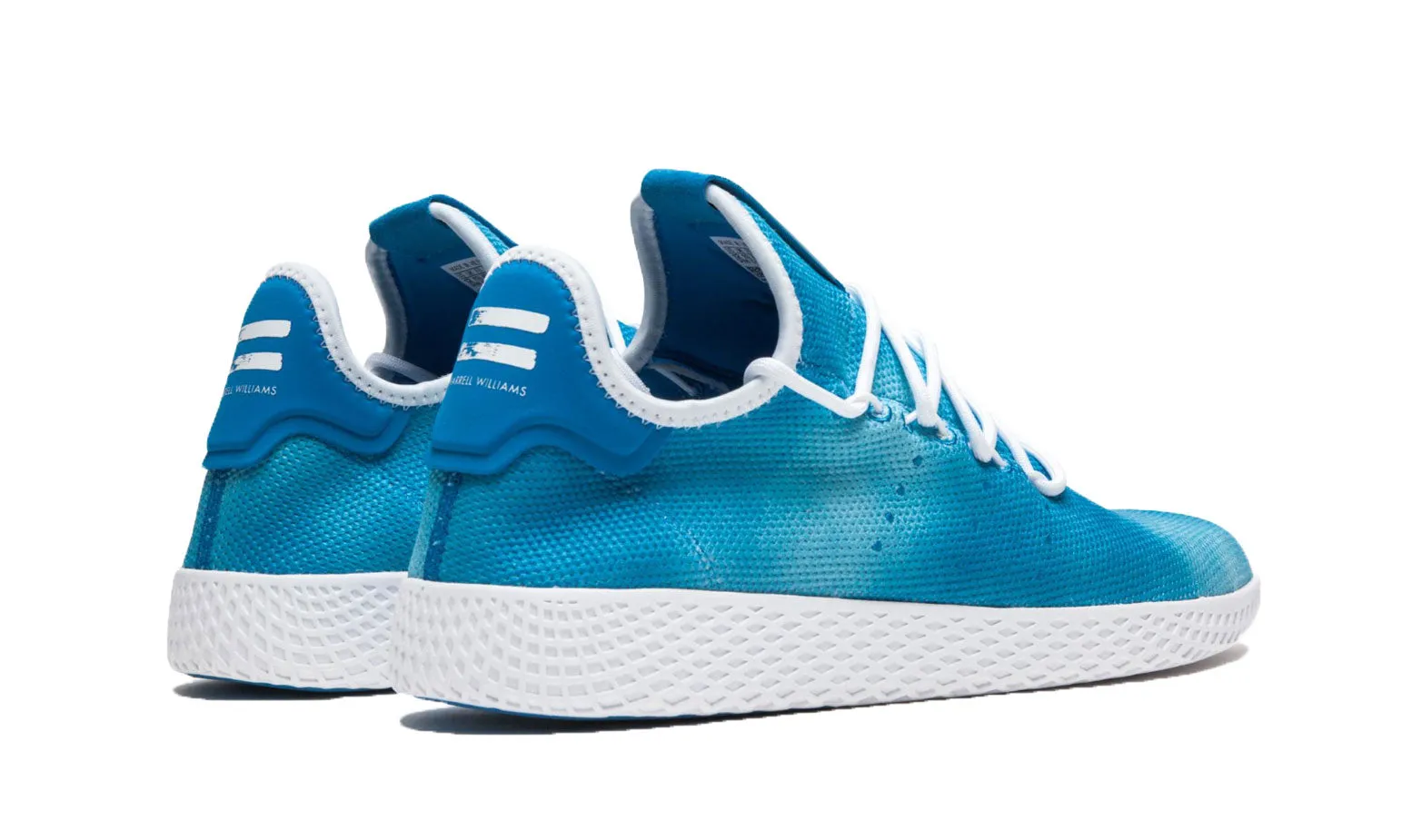 ADIDAS X PHARRELL WILLIAMS Kid's Bright Blue Tennis HU Sneakers US 8 NWOB