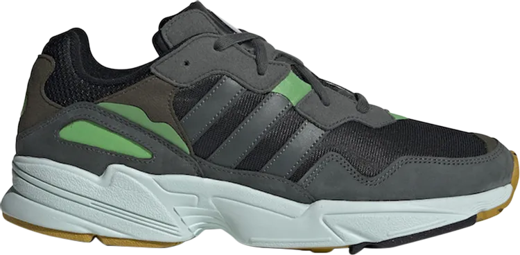 Adidas Yung-96 'Olive Gum' sneakers, green