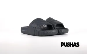 Adilette 22 Slides 'Carbon Black' (2022)