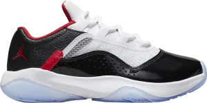 Air Jordan 11 CMFT Low GS White Black University Red sneakers, black