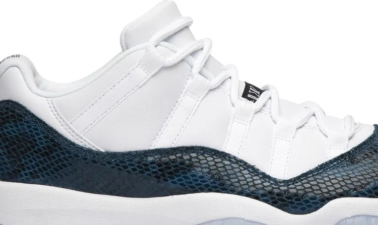 Air Jordan 11 Retro Low Navy Snakeskin 2019, white