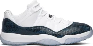 Air Jordan 11 Retro Low Navy Snakeskin 2019, white