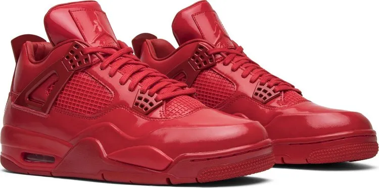 Air Jordan 11LAB4 Red Patent Leather Sneakers, red