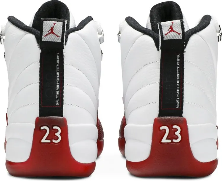 Air Jordan 12 Retro GS Cherry 2009 sneakers, white