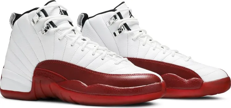 Air Jordan 12 Retro GS Cherry 2009 sneakers, white