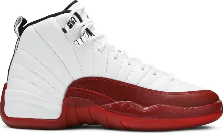 Air Jordan 12 Retro GS Cherry 2009 sneakers, white