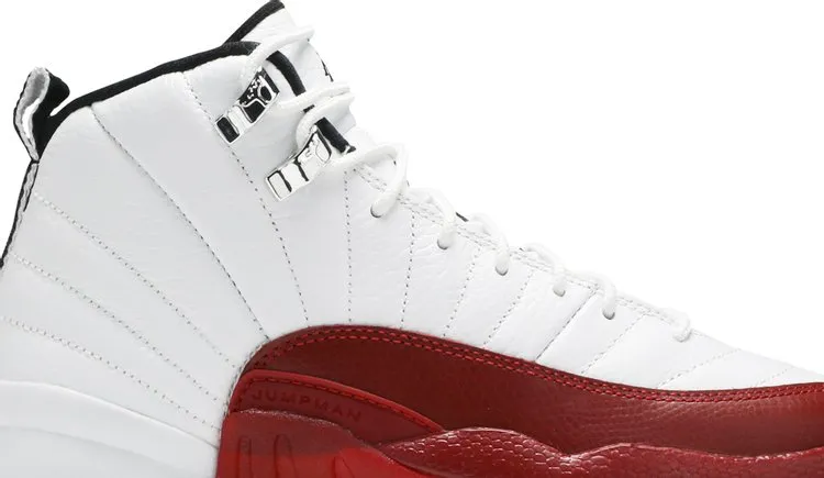 Air Jordan 12 Retro GS Cherry 2009 sneakers, white