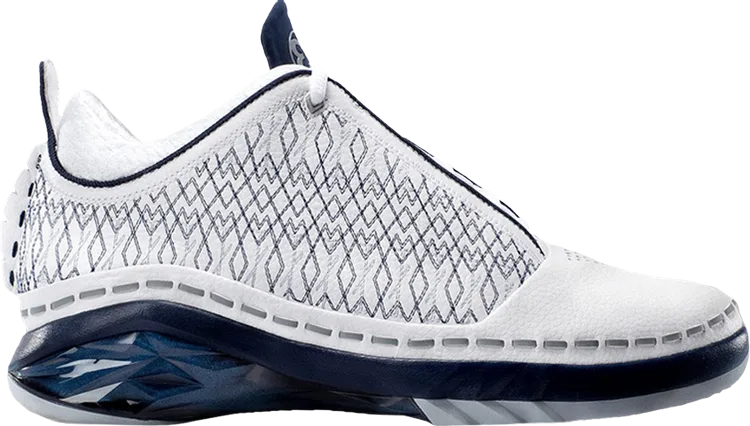 Air Jordan 23 OG Low White Midnight Navy sneakers, white