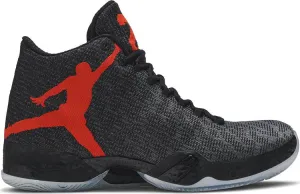 Air Jordan 29 Team Orange Sneakers, Black